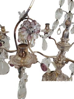 Französische Girondolen aus versilberter Bronze des 19.