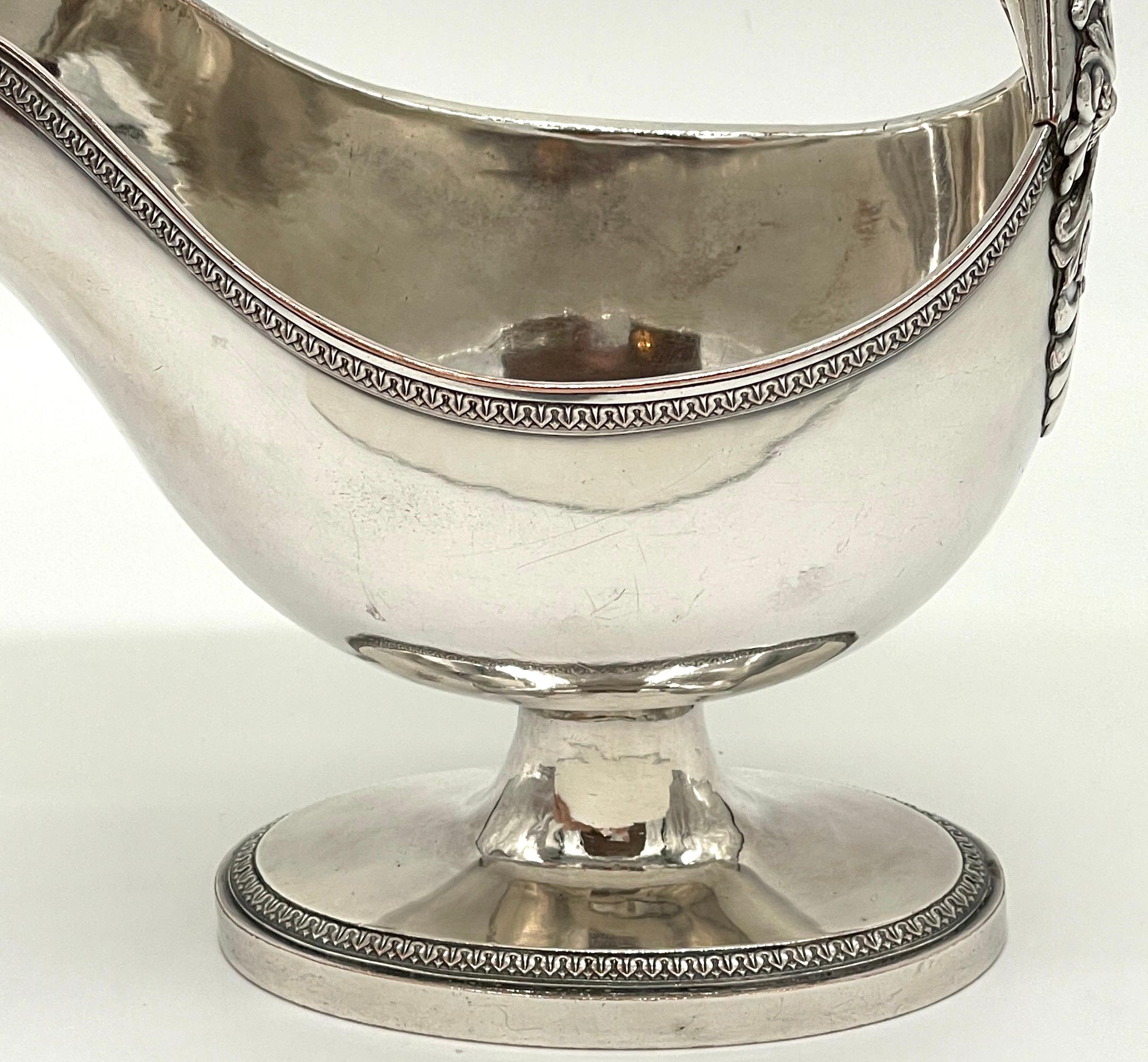 19th Century French Silverplated Christofle Style Dog Motif Gravy/ Sauce Boat 8