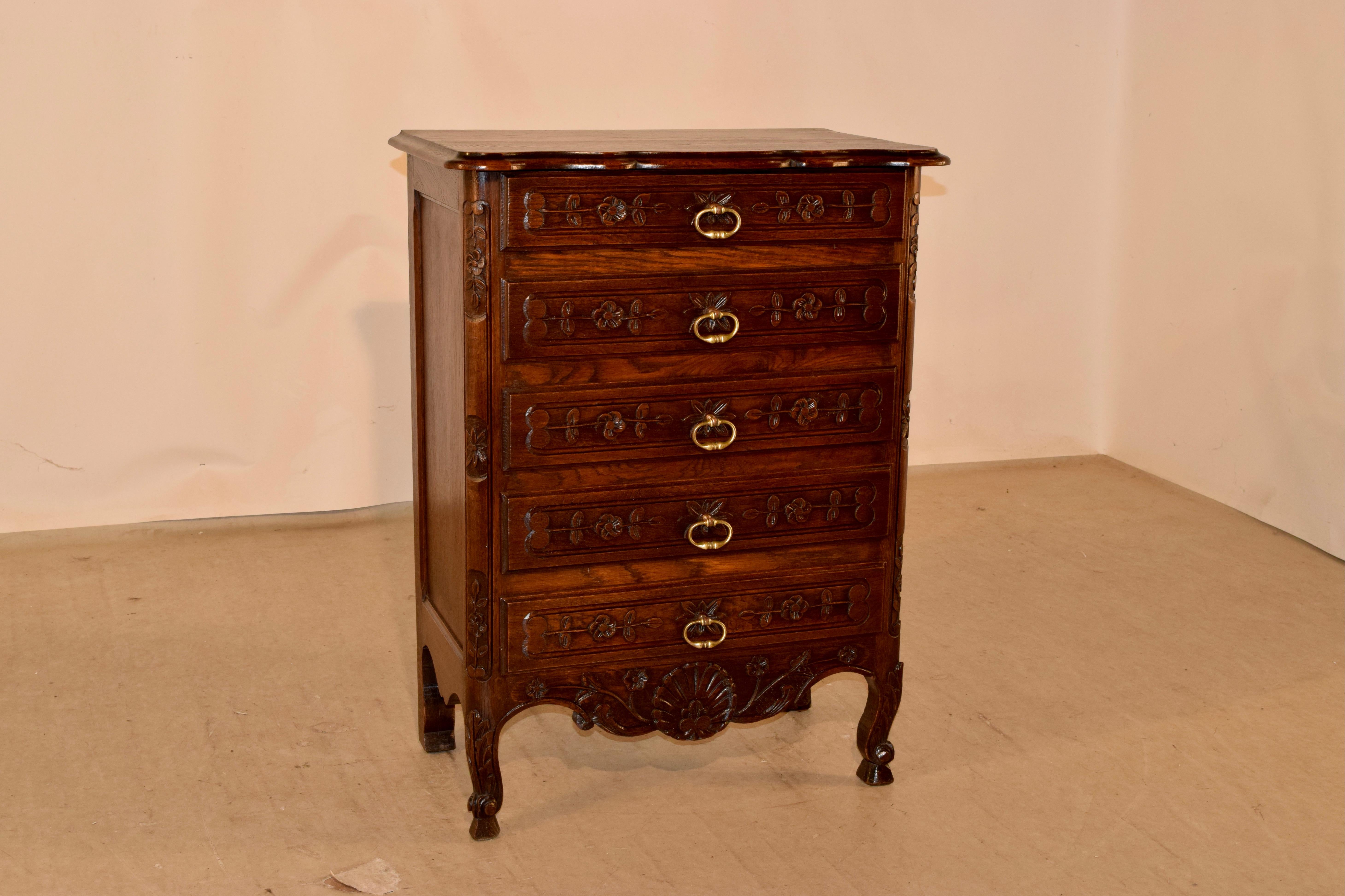 Napoleon III 19th Century French Single Chest of Drawers