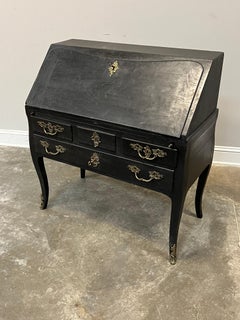 19th Century French Slant Front Painted Desk with Drop Front