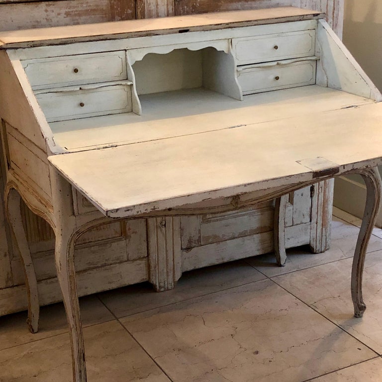 19th Century French Slant Top Ladies Writing Desk For Sale At 1stdibs