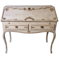 19th Century French Slant Top Ladies Writing Desk