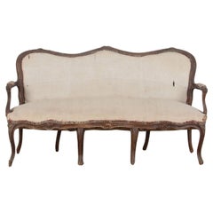 19th Century French Slim Width Settee