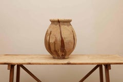 19th Century French Small Olive Jar