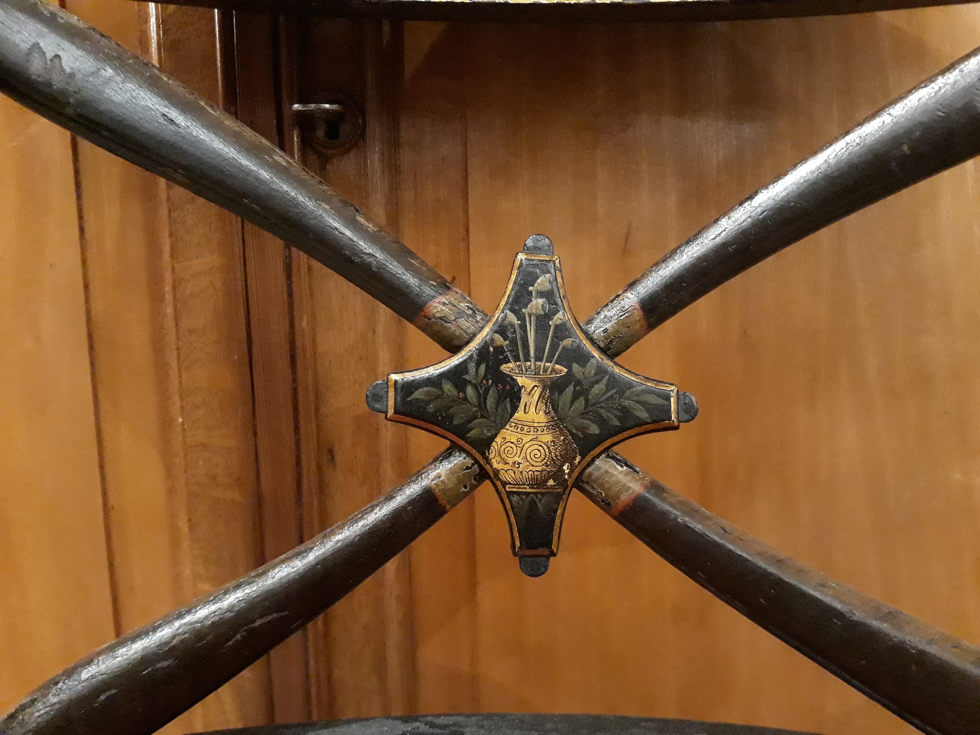 19th Century French Smoking Chair In Good Condition For Sale In Paris, FR