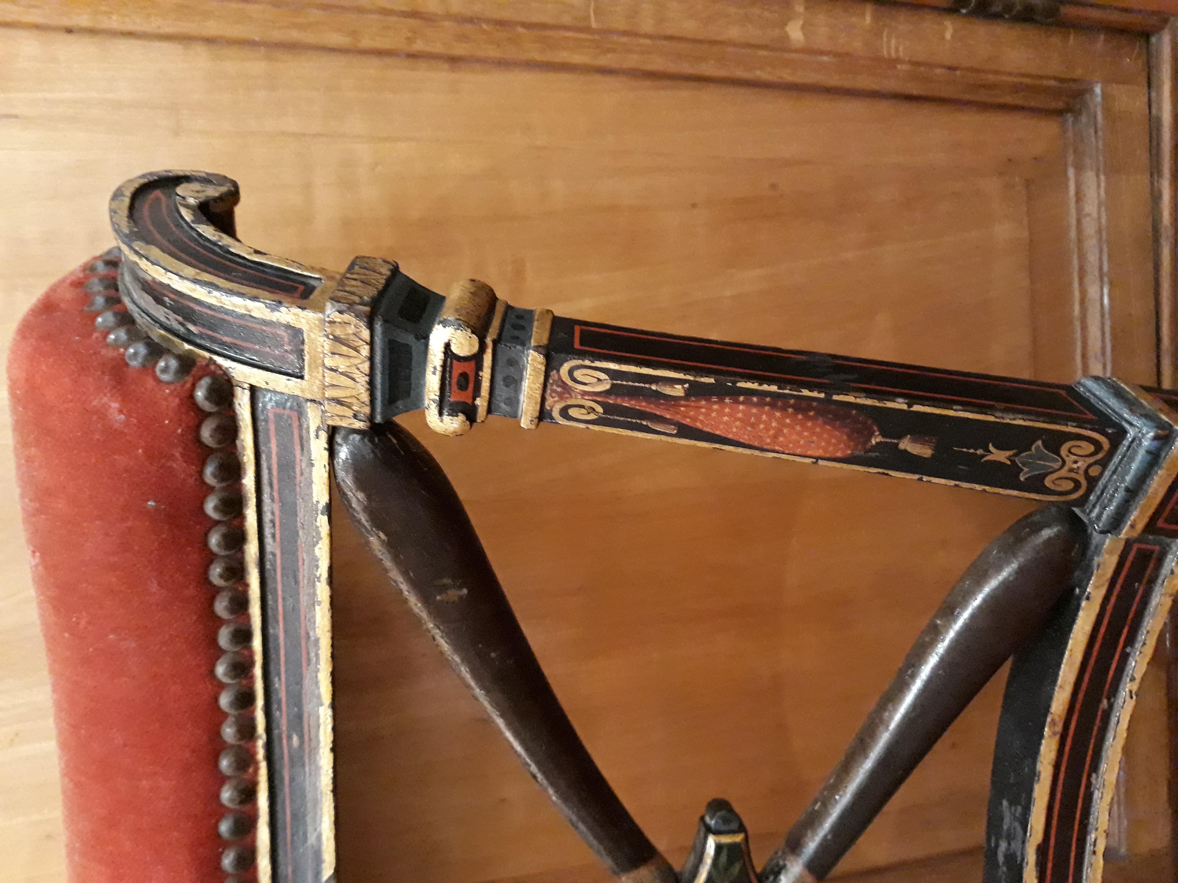 Wood 19th Century French Smoking Chair For Sale