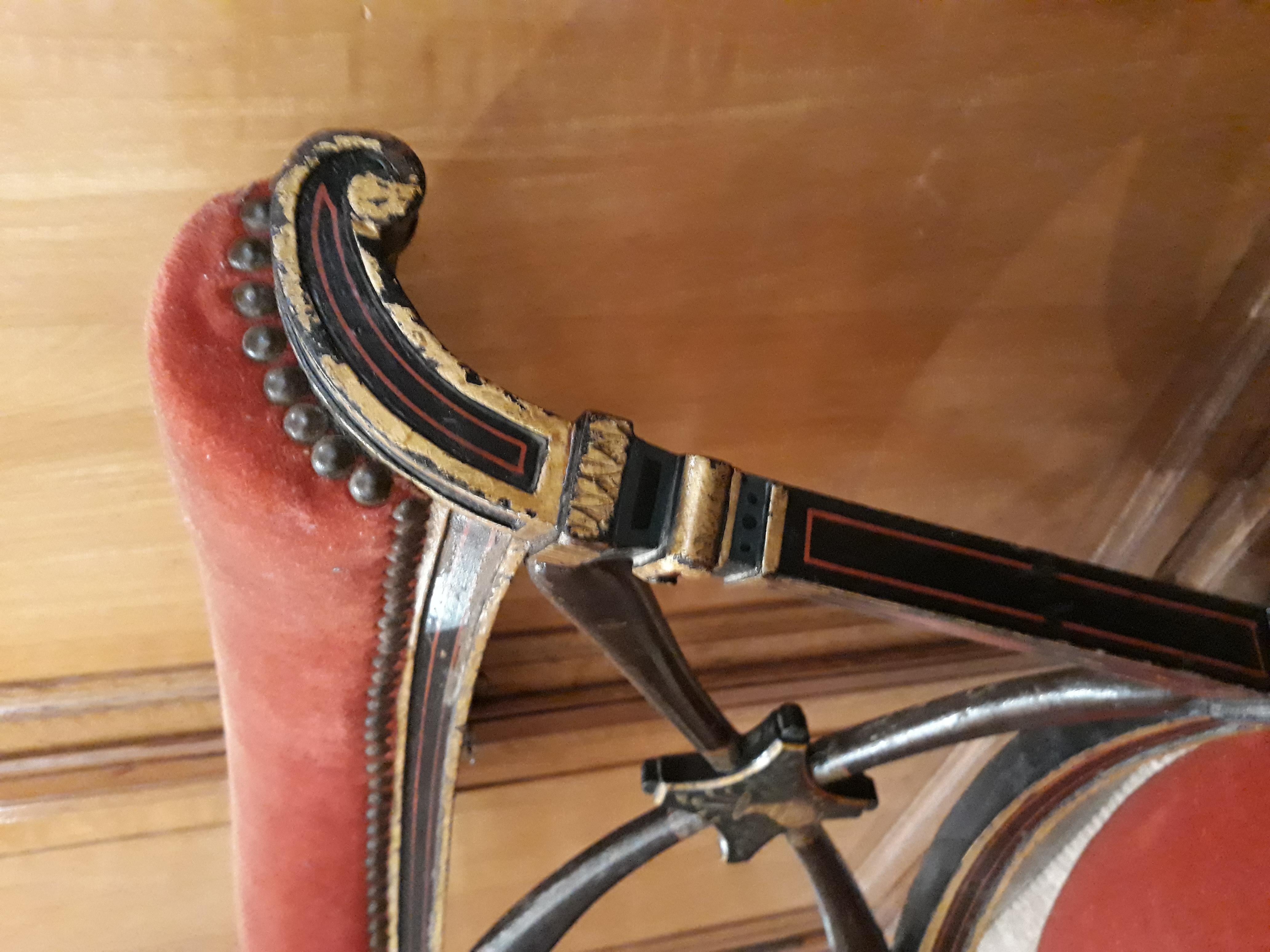 19th Century French Smoking Chair For Sale 1