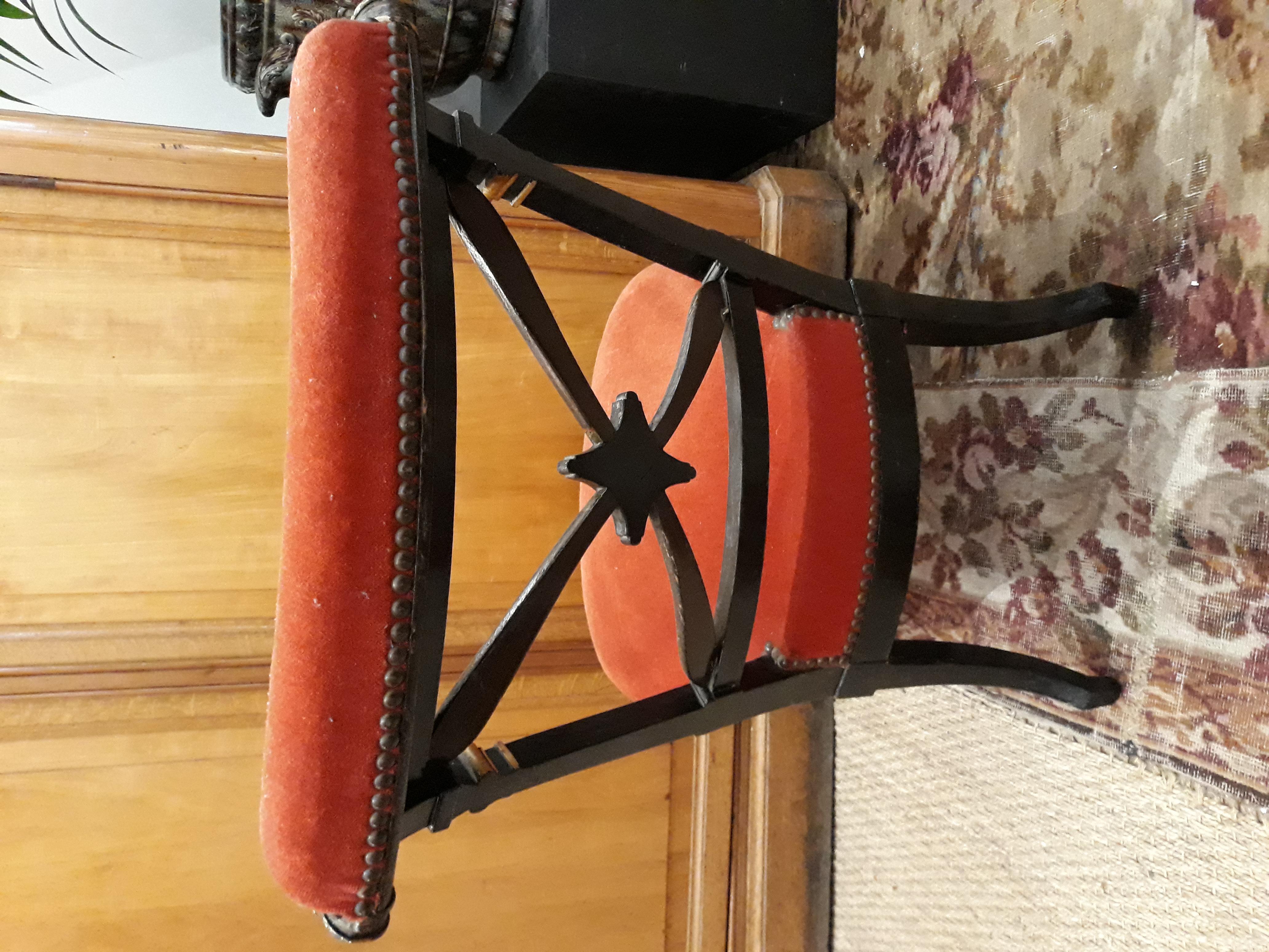 19th Century French Smoking Chair For Sale 2