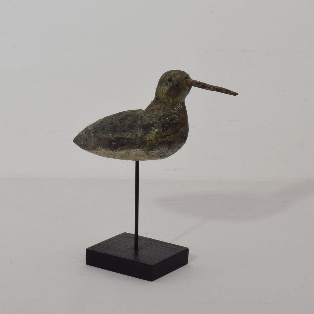 Folk Art 19th Century French Snipe Decoy