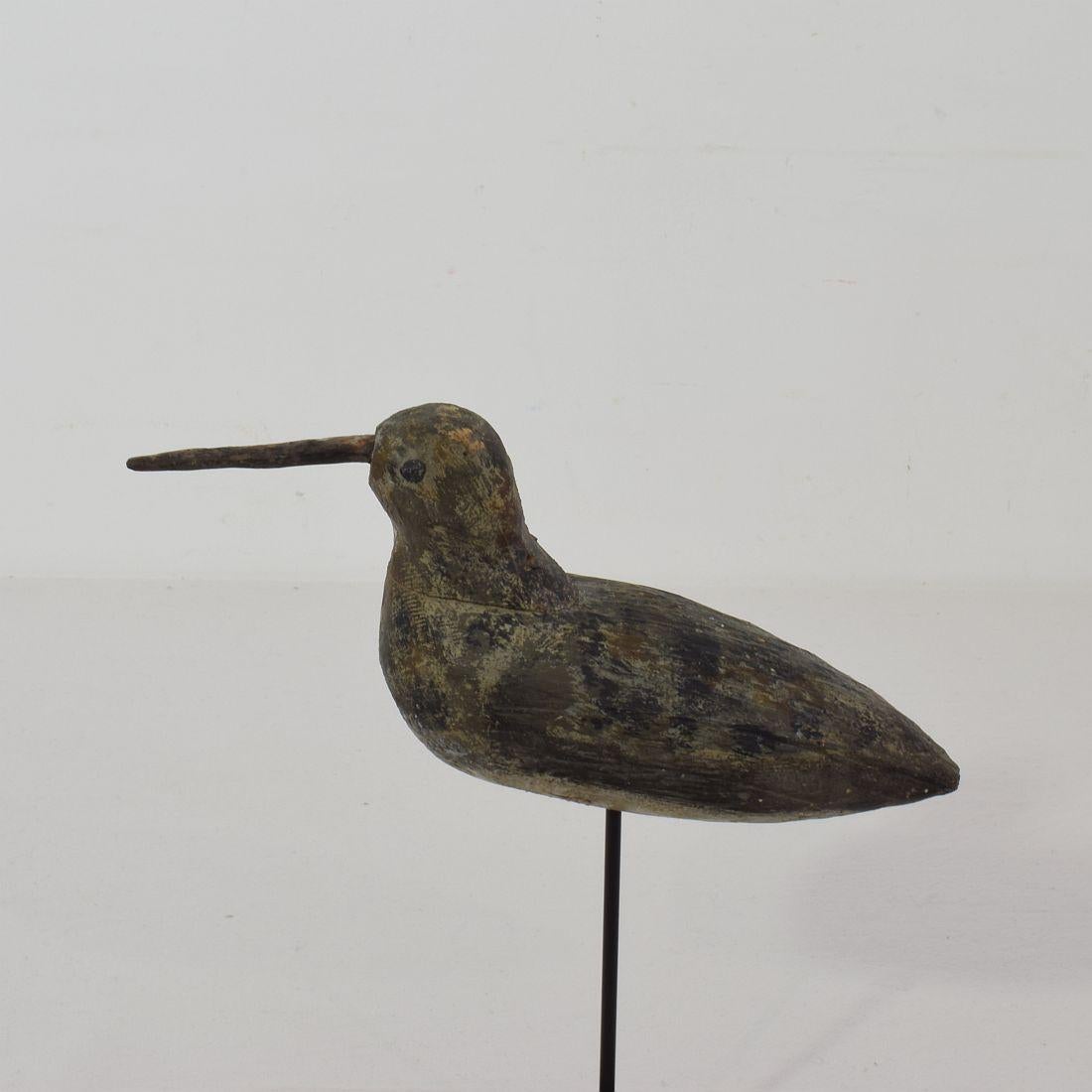 19th Century French Snipe Decoy 2