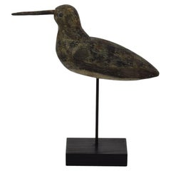 Antique 19th Century French Snipe Decoy