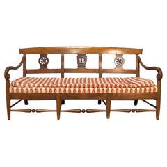 Französische Sofabank aus dem 19. Jahrhundert, um 1820