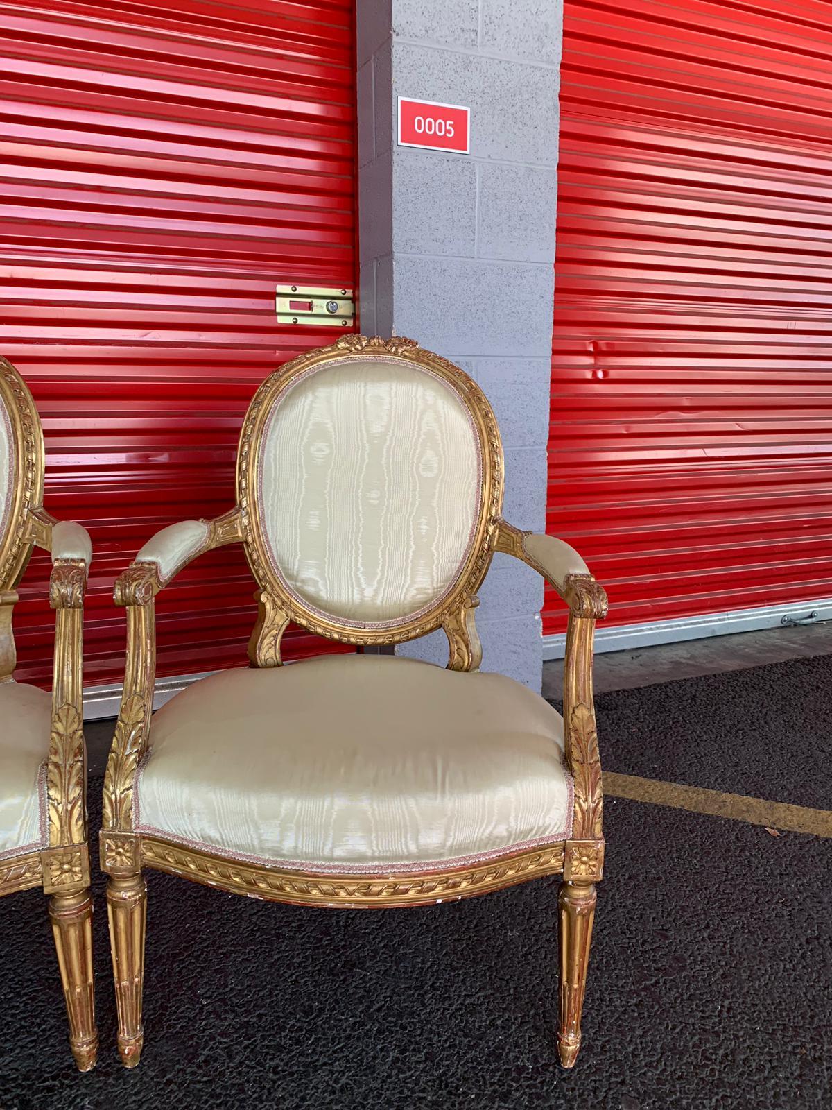 19th Century, French Sofa & Chairs - France For Sale 1