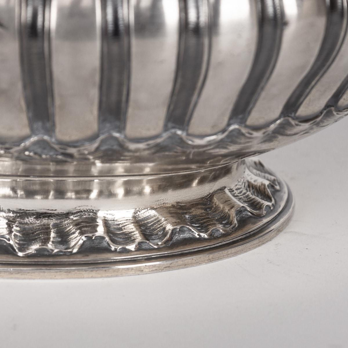19th Century French Solid Silver Soup Tureen, Alphonse Debain, Paris c.1890 For Sale 13