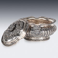 19th Century French Solid Silver Soup Tureen, Alphonse Debain, Paris c.1890