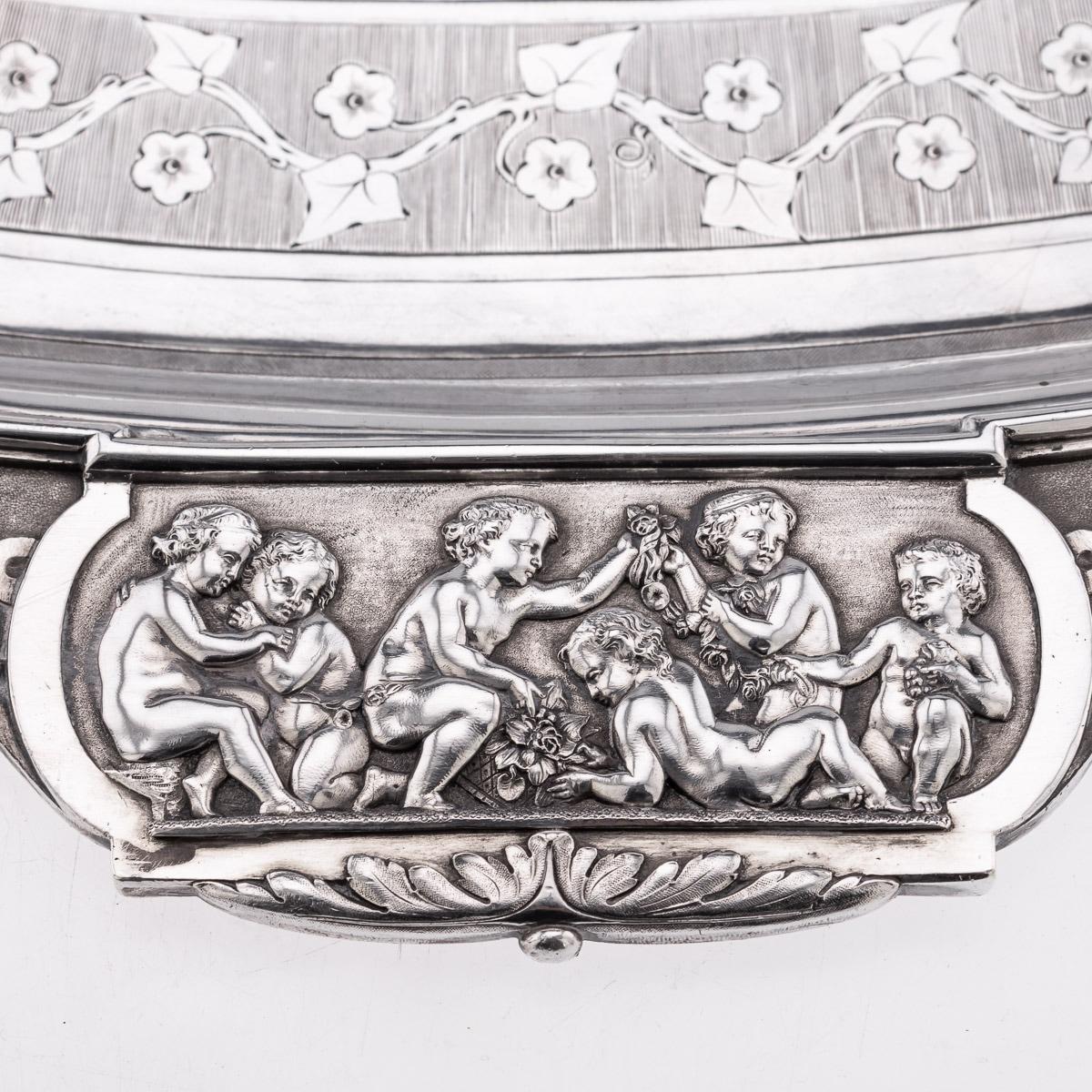 19th Century French Solid Silver Tea Service on Tray, Odiot, Paris, c.1860 15