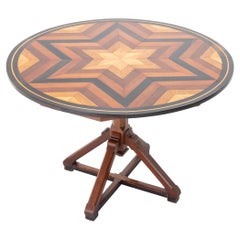 19th Century French Specimen Inlaid Circular Table