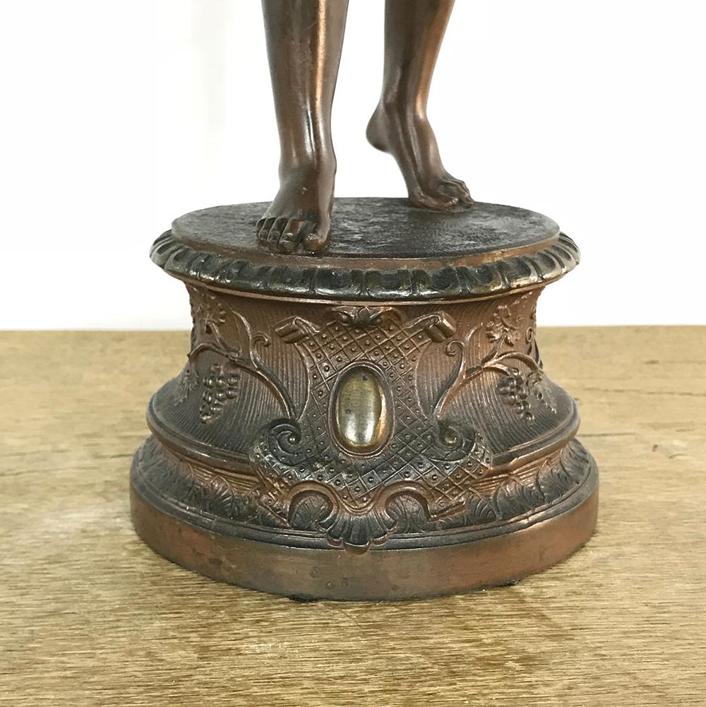 19th Century French Spelter Statue For Sale 1