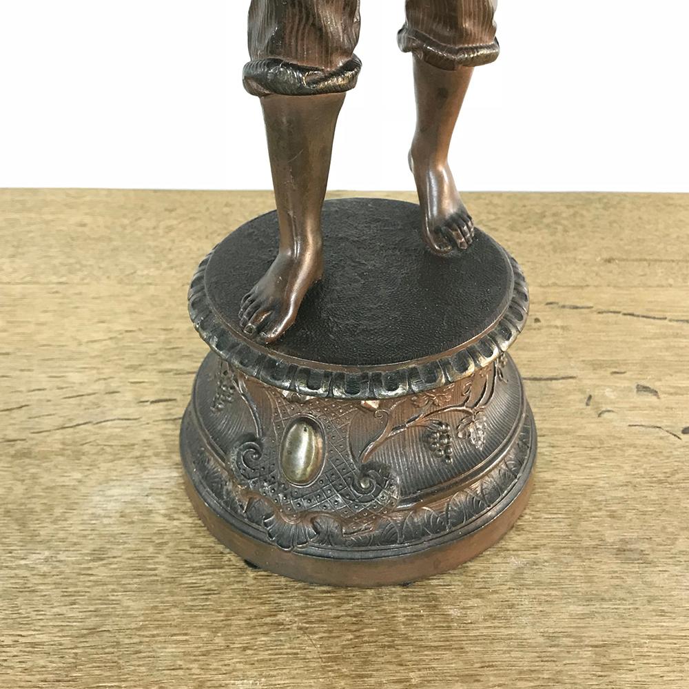 19th Century French Spelter Statue For Sale 1