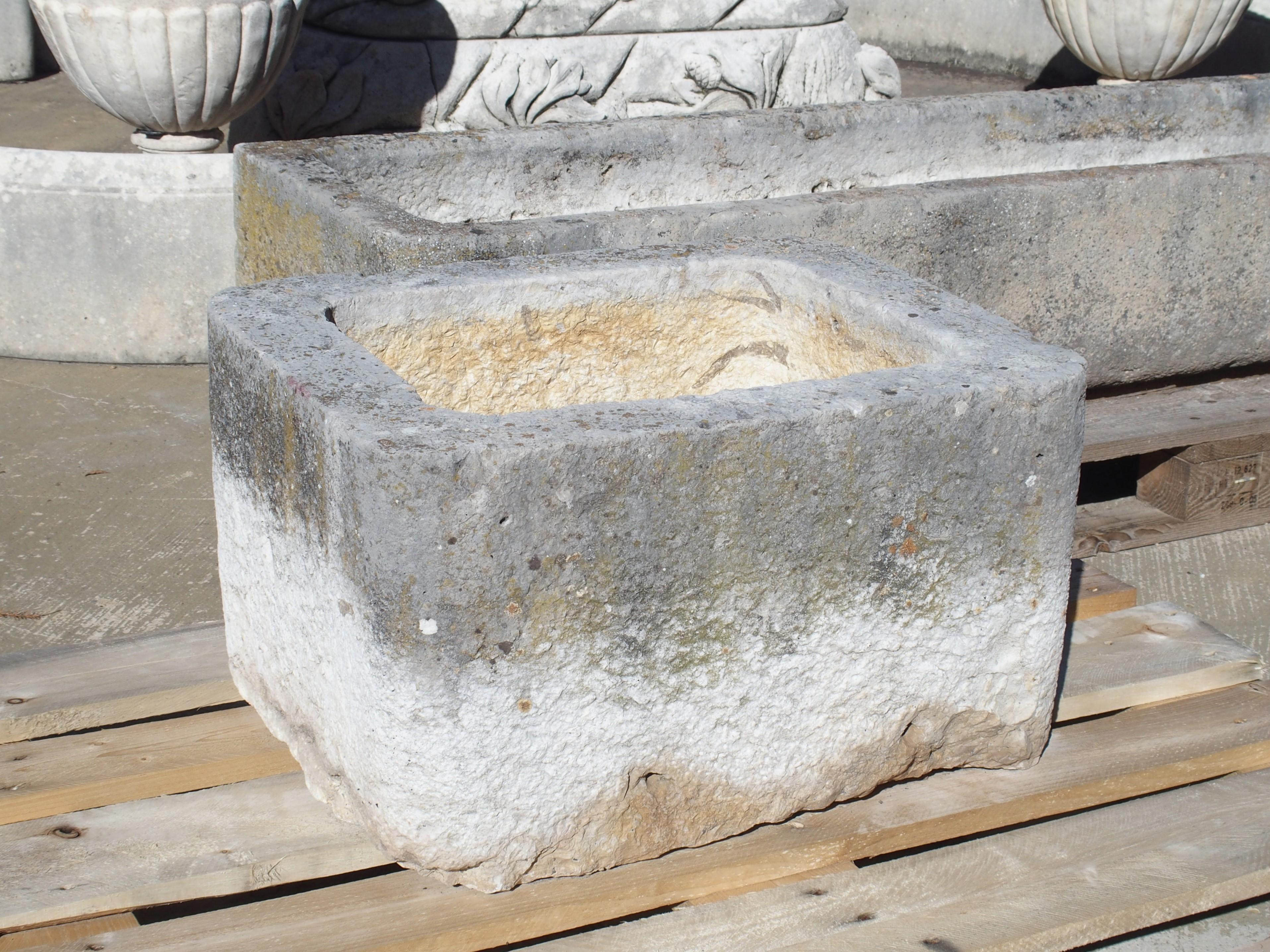 Stone troughs have been used to water livestock in rural Europe for many centuries so it’s often difficult to date them. However, it is known that they were replaced by cast iron models in the mid-19th century, placing the creation of this French