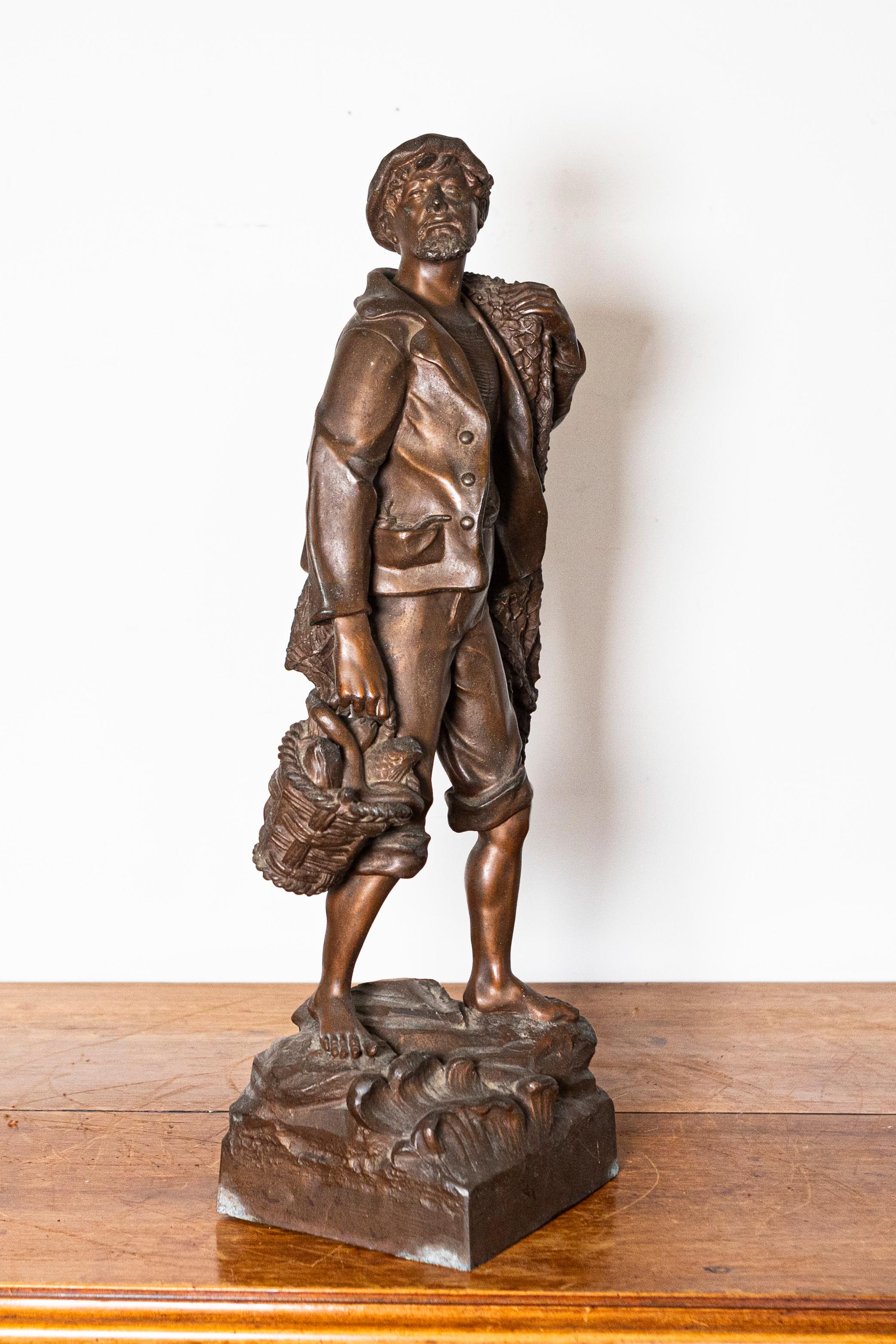 Romantico Statuetta francese del XIX secolo in vendita