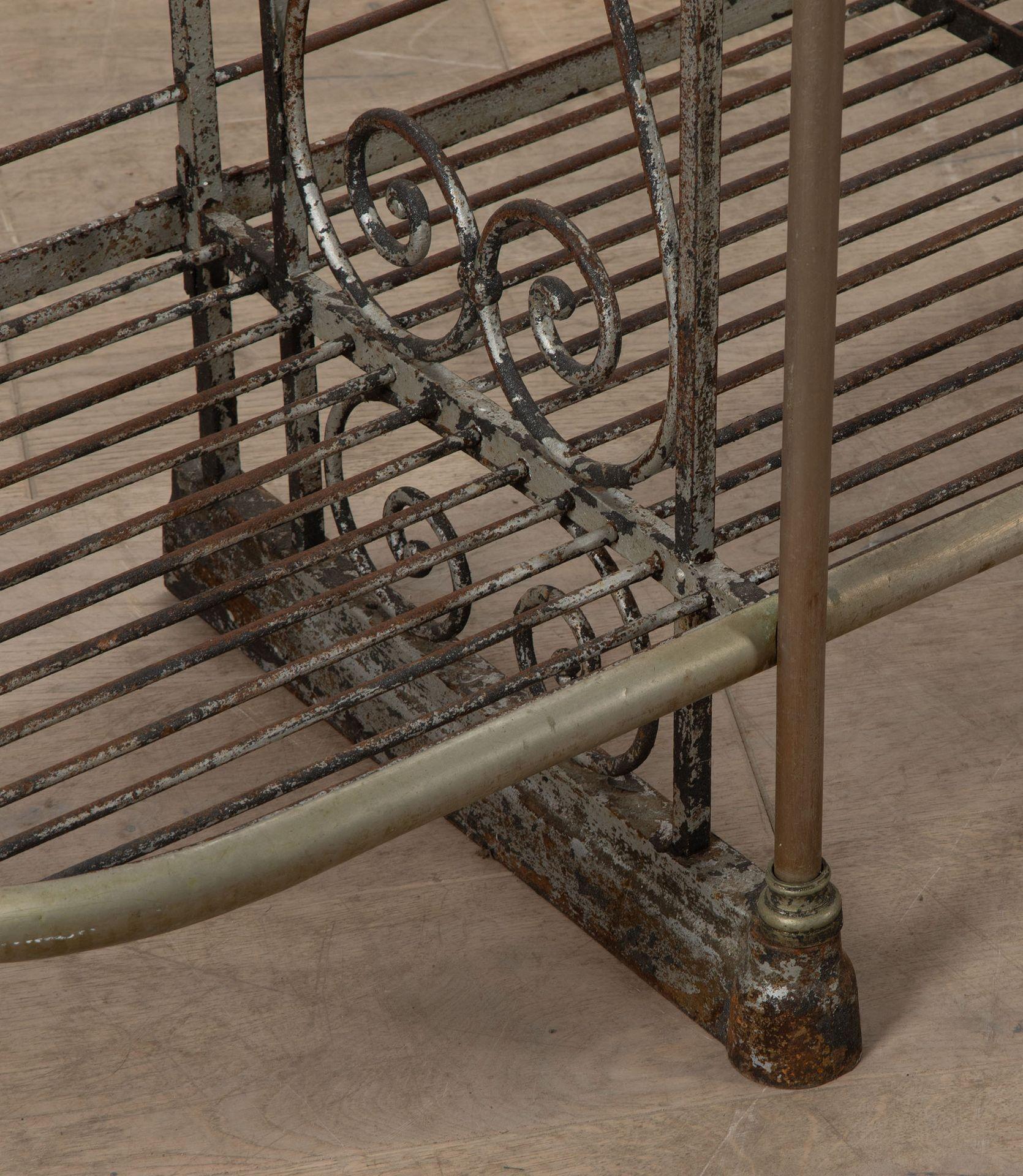 19th Century French Steel and Brass Bakers Shelves For Sale 6