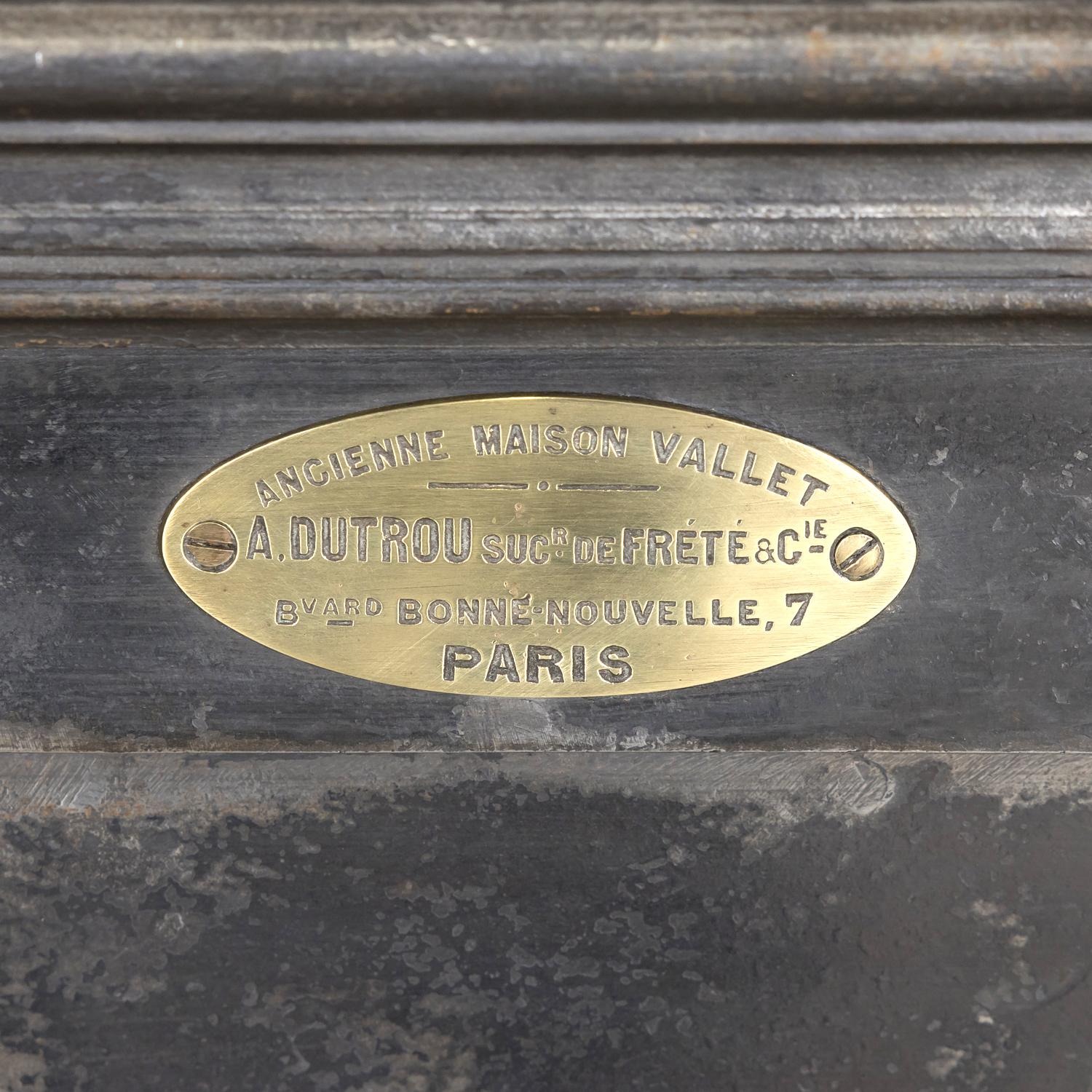 19th Century French Steel, Iron and Wood Safe with All Keys and Working Combinat In Good Condition In Birmingham, AL