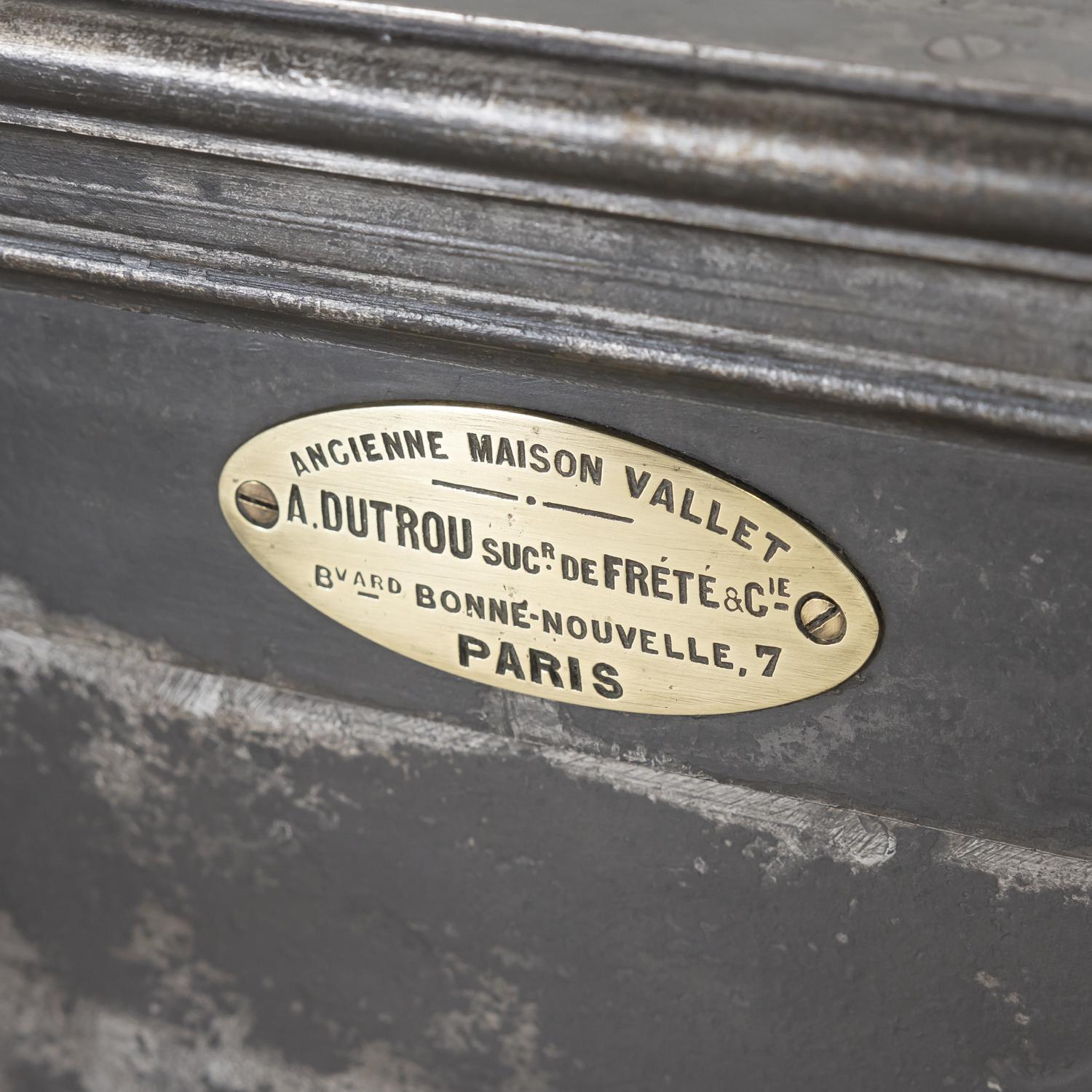 19th Century French Steel, Iron and Wood Safe with All Keys and Working Combinat 2