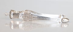 19th Century French Sterling Silver Sugar Tongs by Antoine-Adrien Vautrin, Paris
