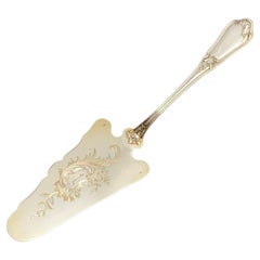 19th Century French Sterling Silver Tart Server