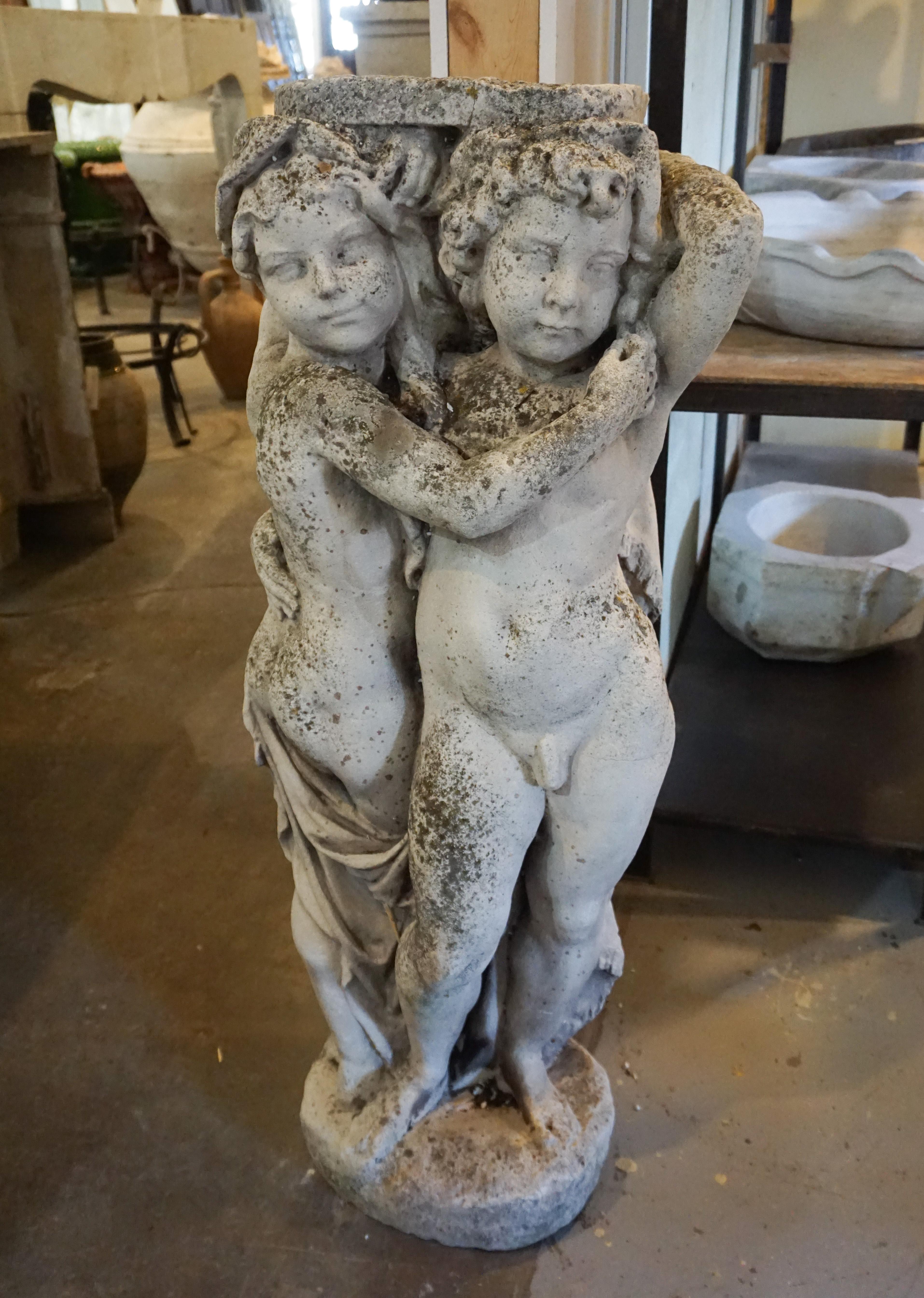 19th Century French Stone Garden Statues 2
