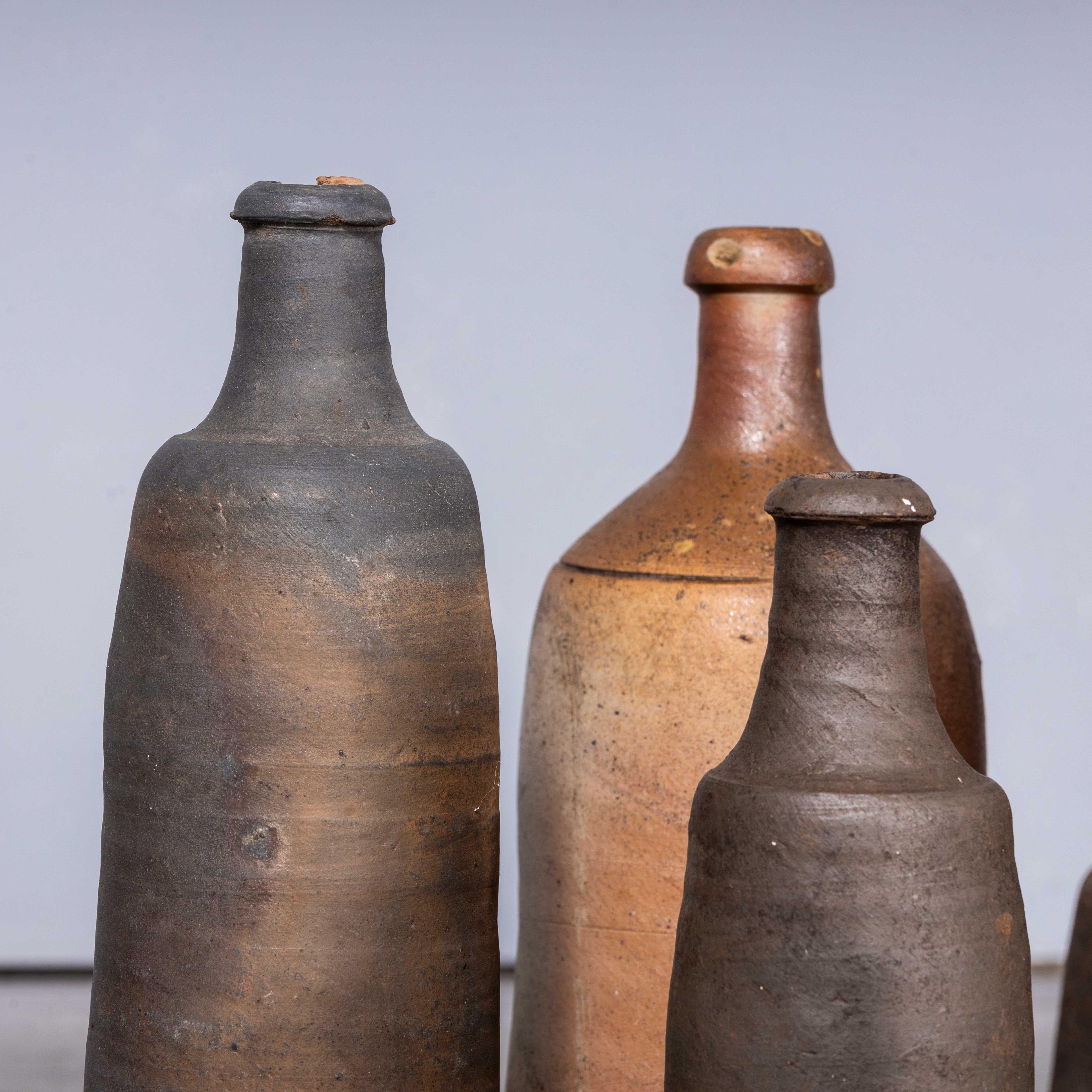 19th Century French Stoneware Bottles For Sale 4