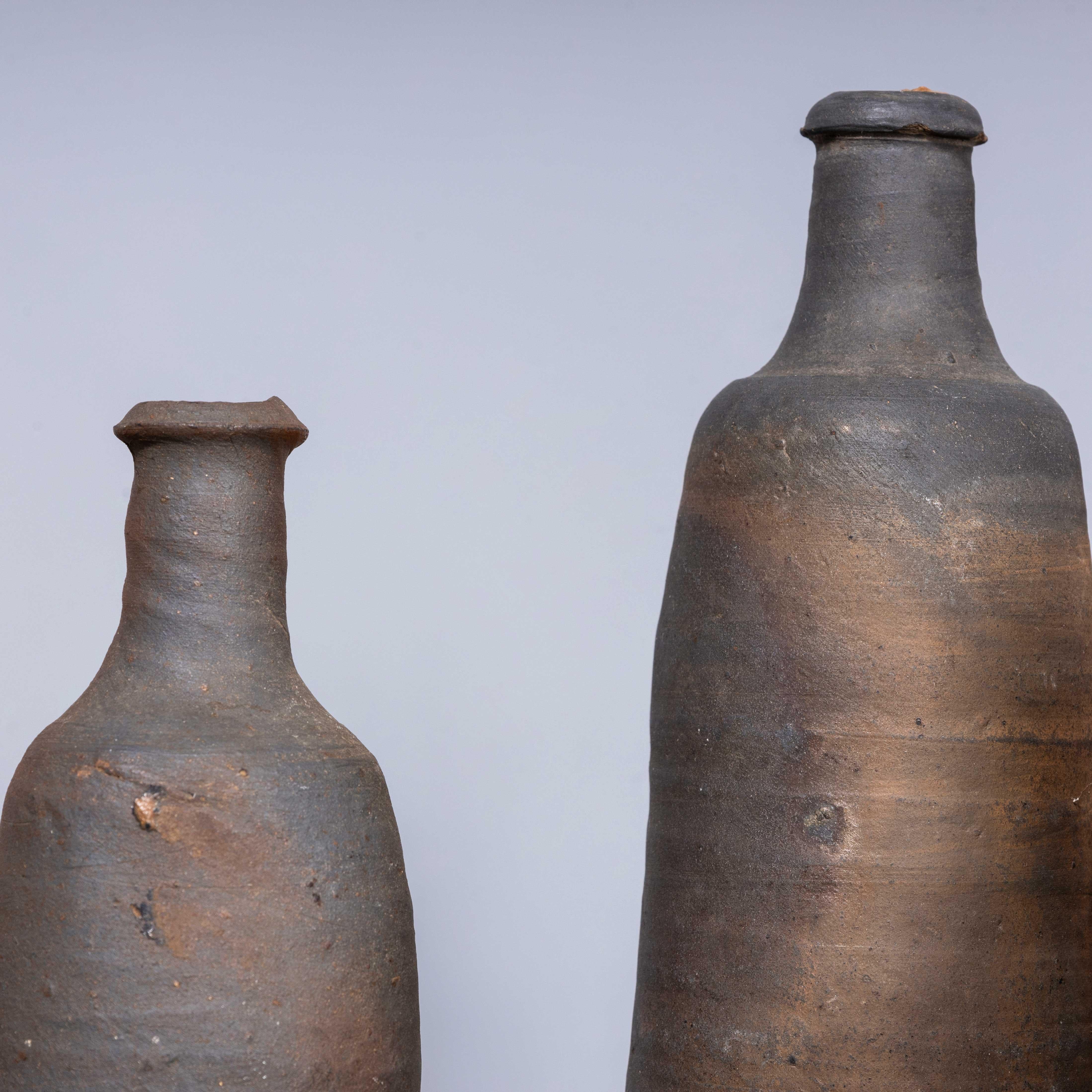 19th Century French Stoneware Bottles For Sale 5