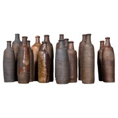Antique 19th Century French Stoneware Bottles
