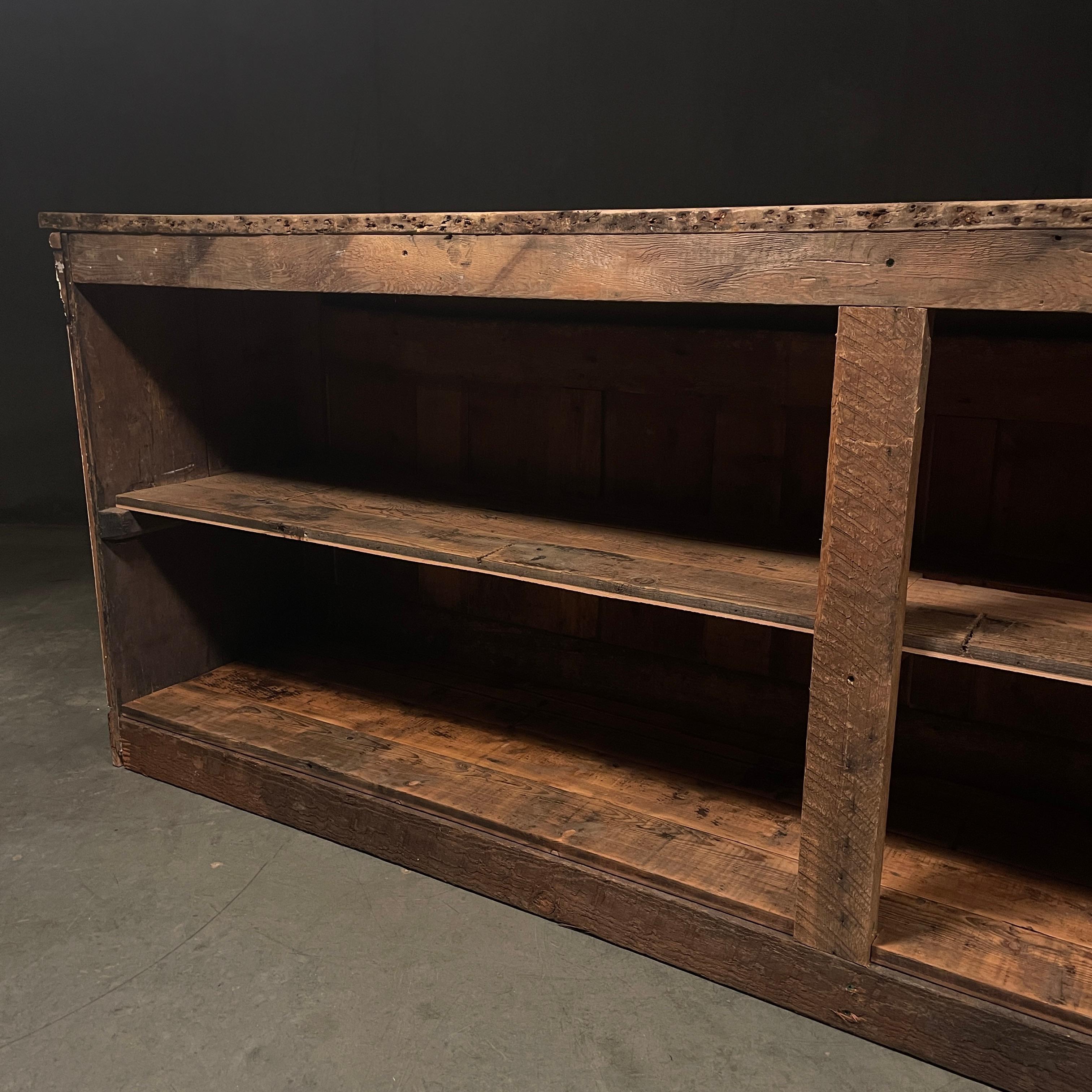 19th Century French Store Counter  Bar 5