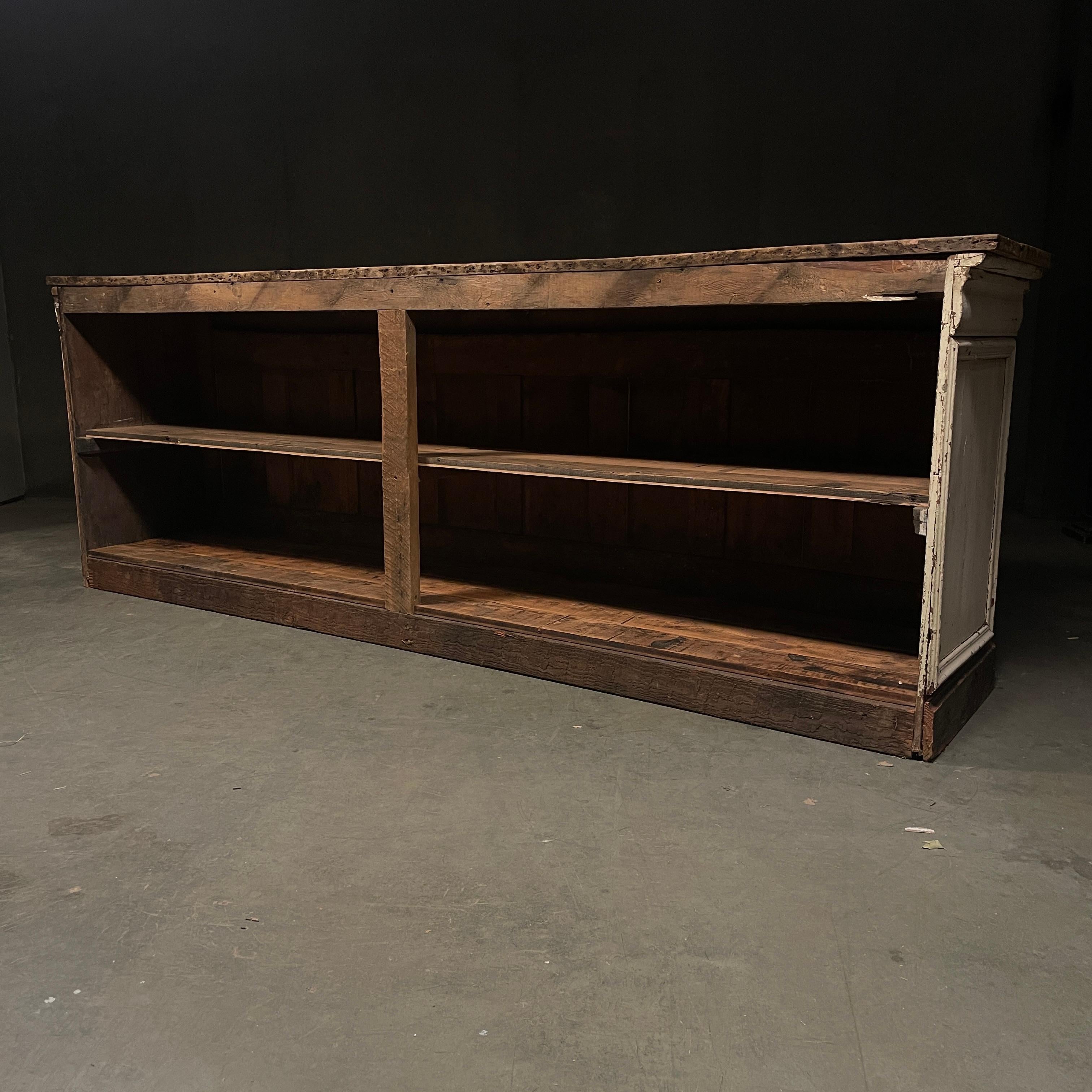 19th Century French Store Counter  Bar  6