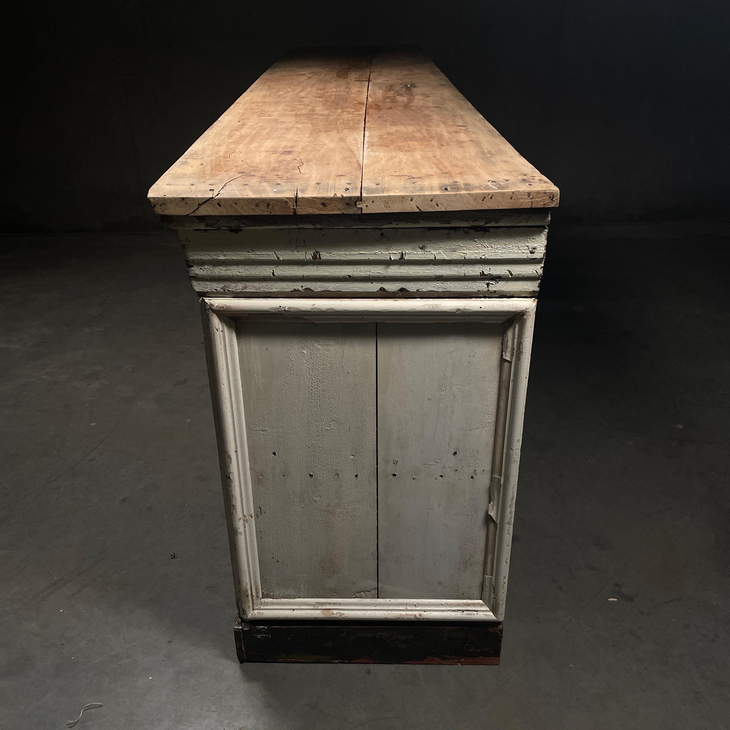 19th Century French Store Counter  Bar 2