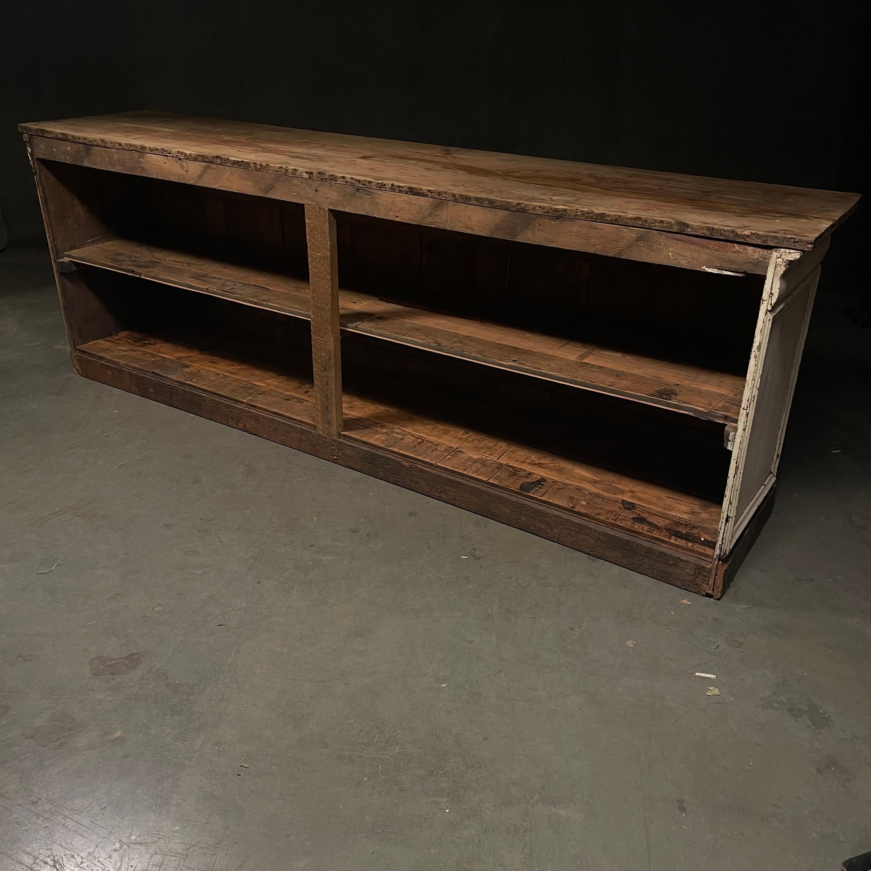 19th Century French Store Counter  Bar 4