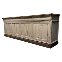 19th Century French Store Counter  Bar