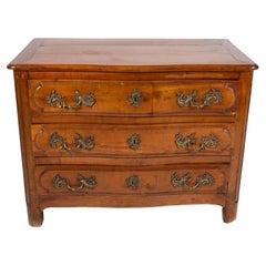 Antique 19th Century French Style Three Drawer Chest of Drawers