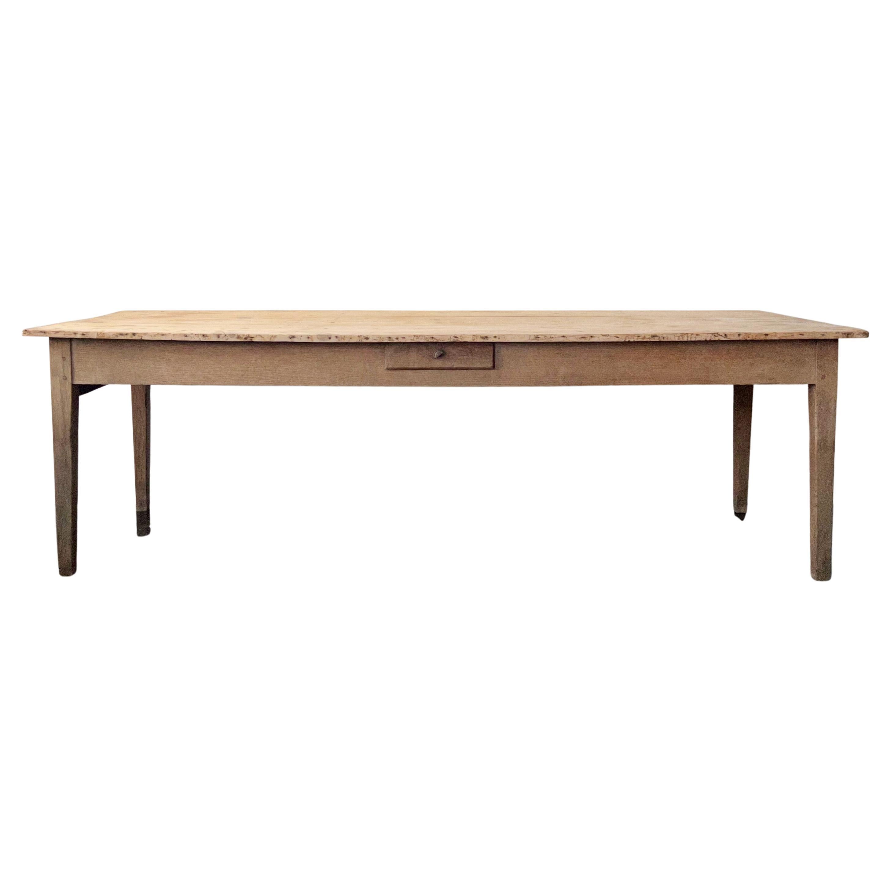 19th century French Super Long Table For Sale