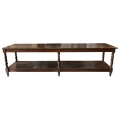 Antique 19th Century French Table a Drapier