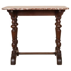 Table de jeux française du XIXe siècle de type « table à gibier »