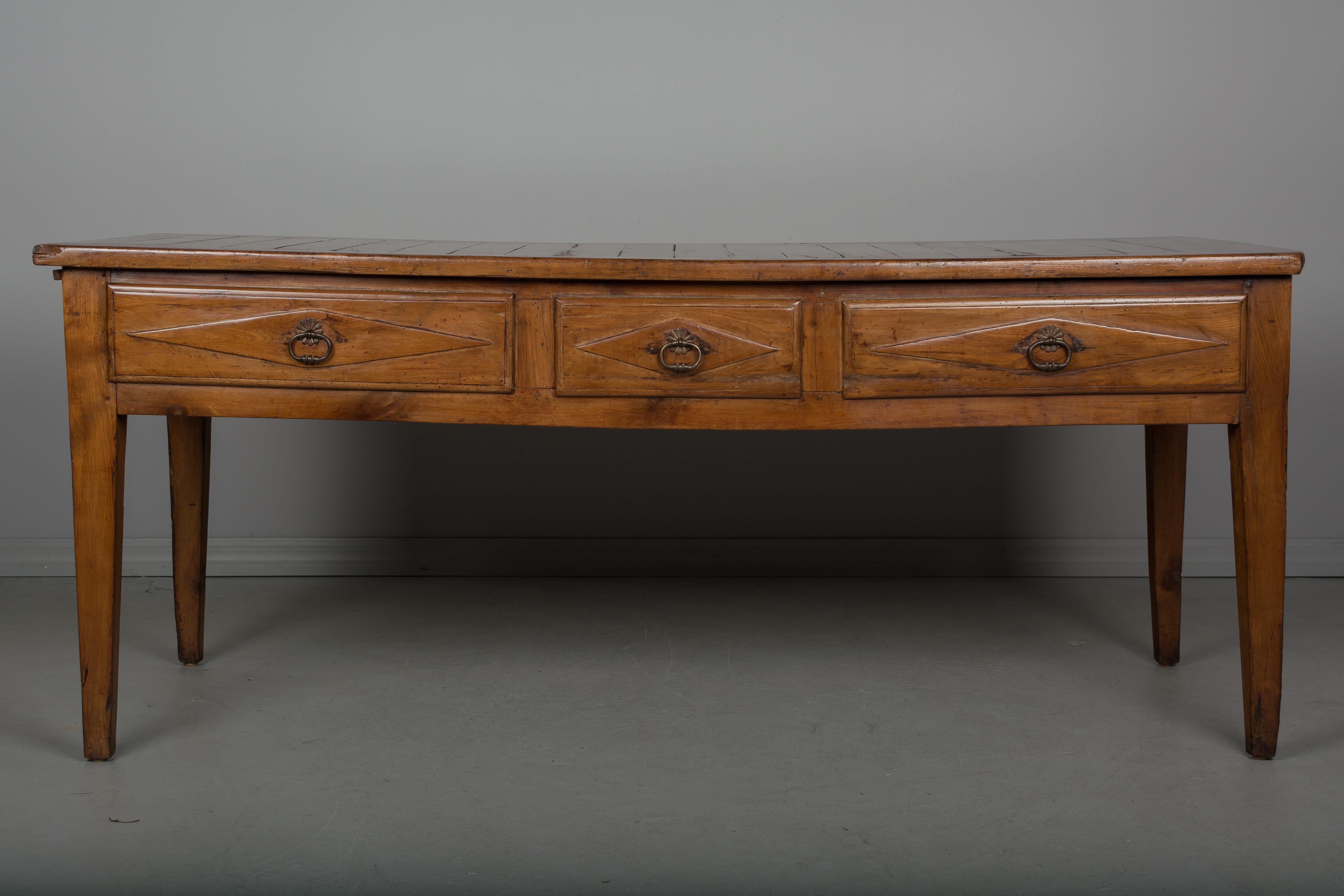 French Provincial 19th Century, French Farm Table 