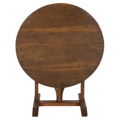 19th Century French Table de Vigneron or Wine Tasting Tilt-Top Table