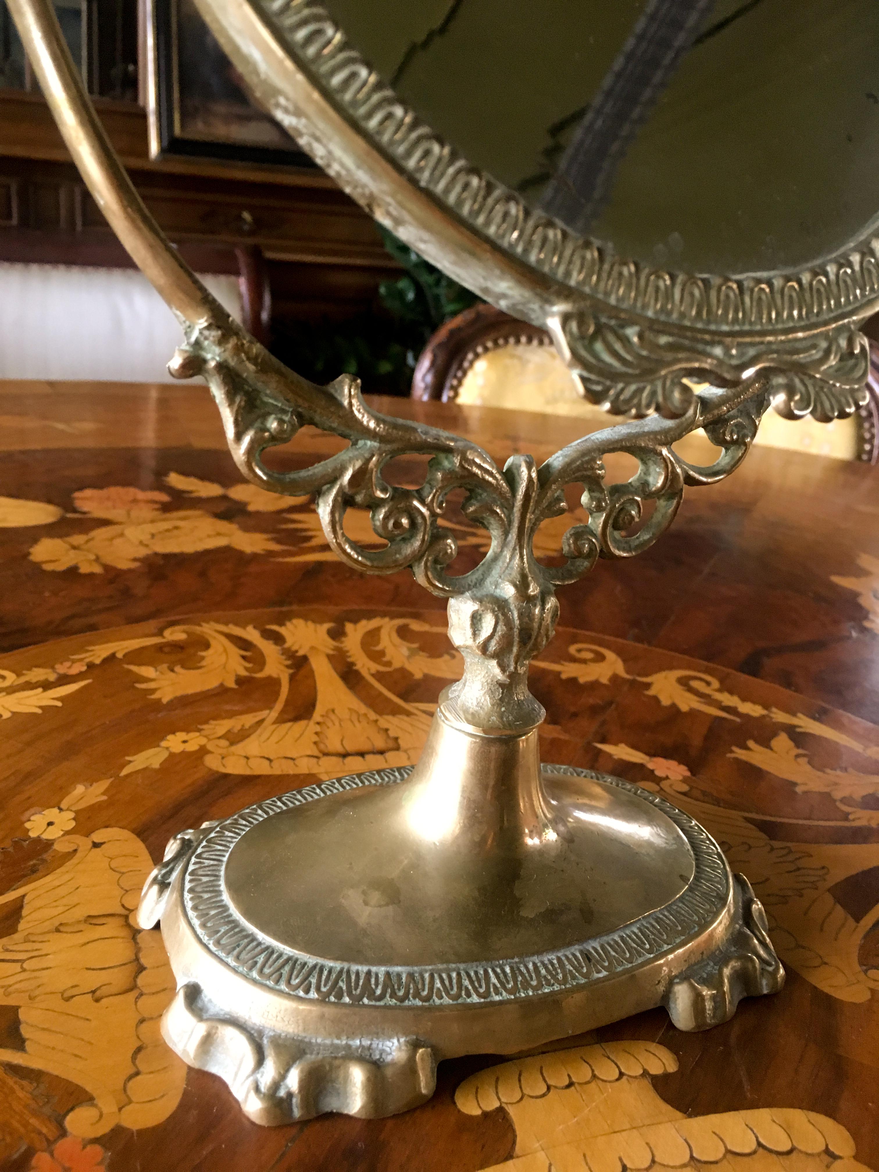 ornate table mirror