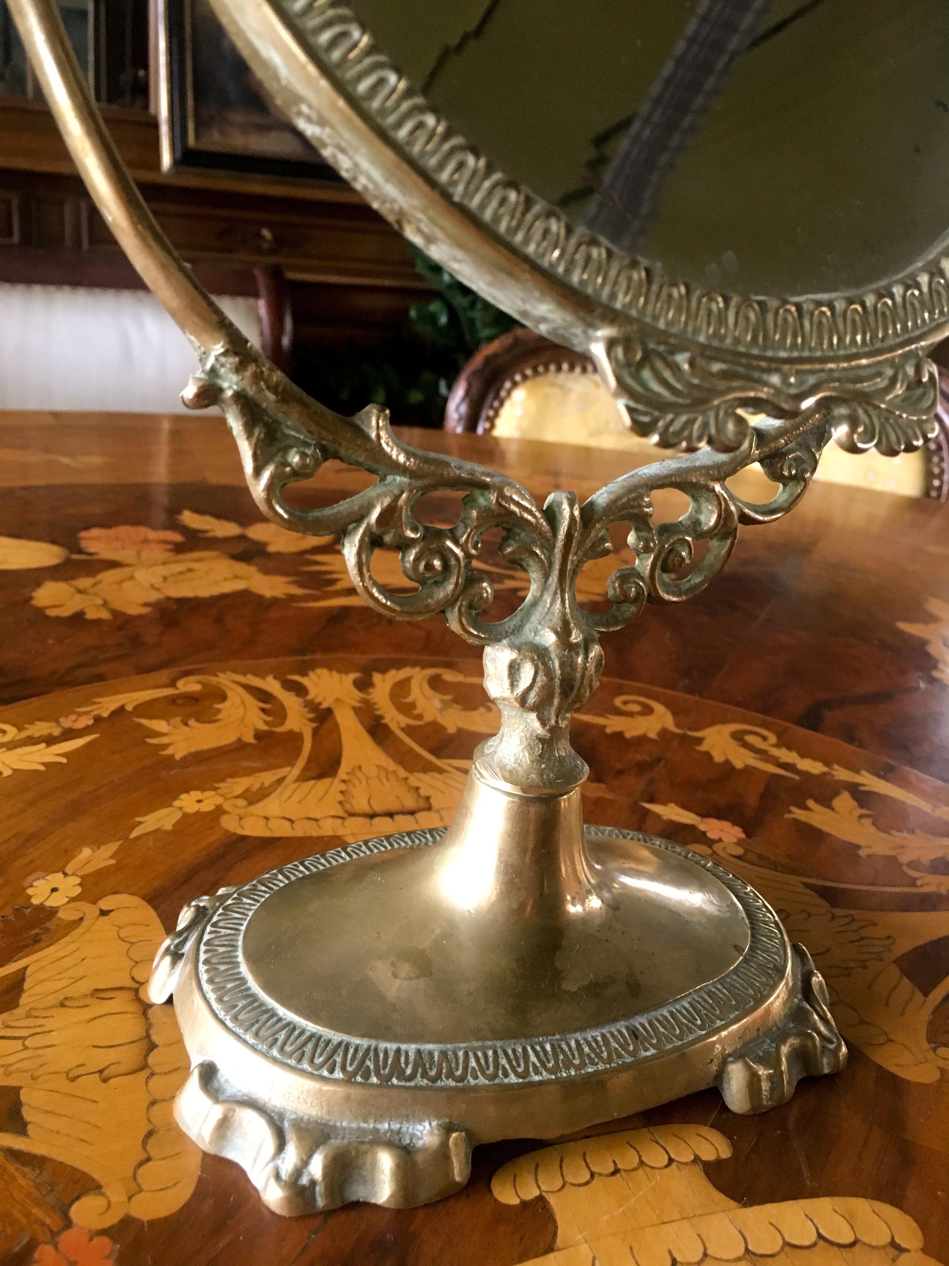 ornate table mirror