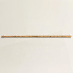 19th Century French Tailor's Meter Stick on Custom Wall Mount