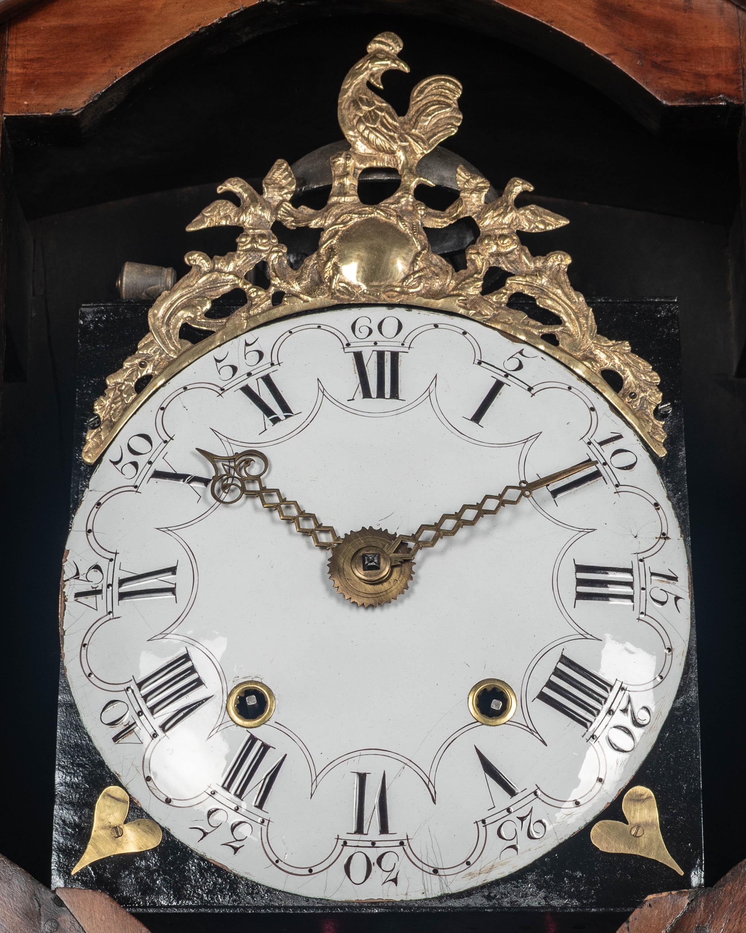 Orologio francese a cassa alta del XIX secolo o Horloge de Parquet in vendita 5