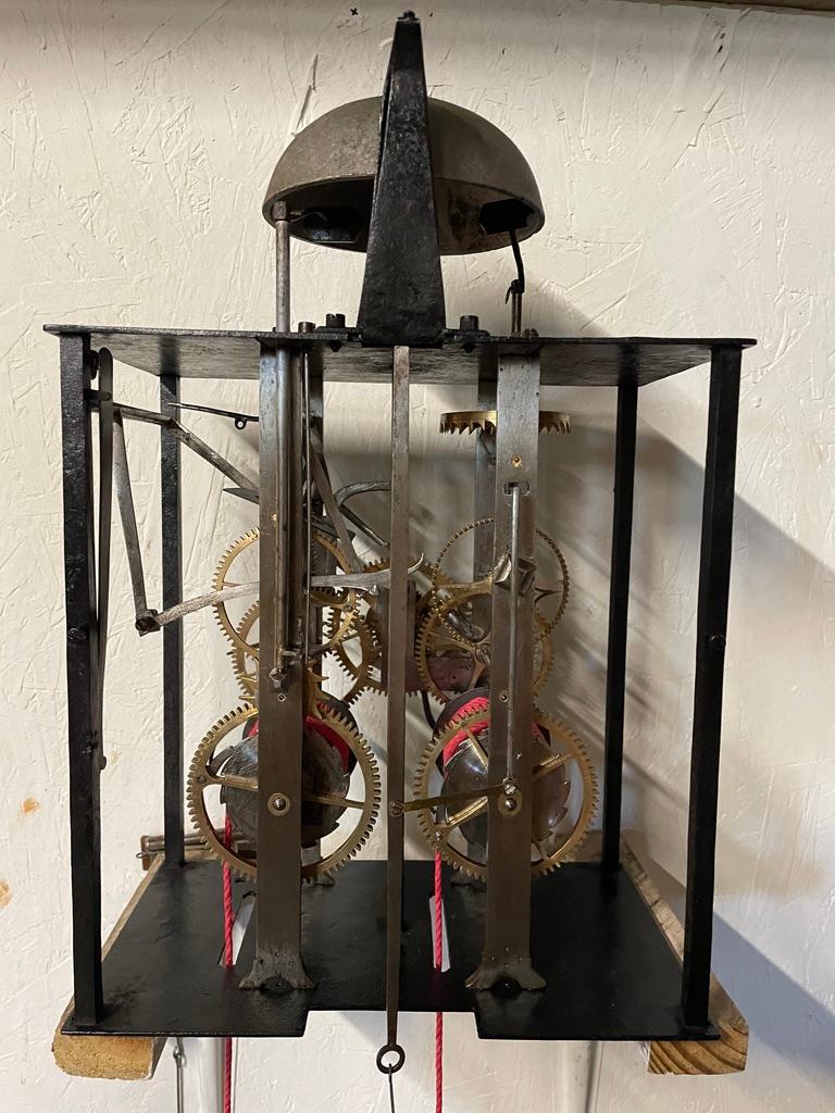Orologio francese a cassa alta del XIX secolo o Horloge de Parquet in vendita 10